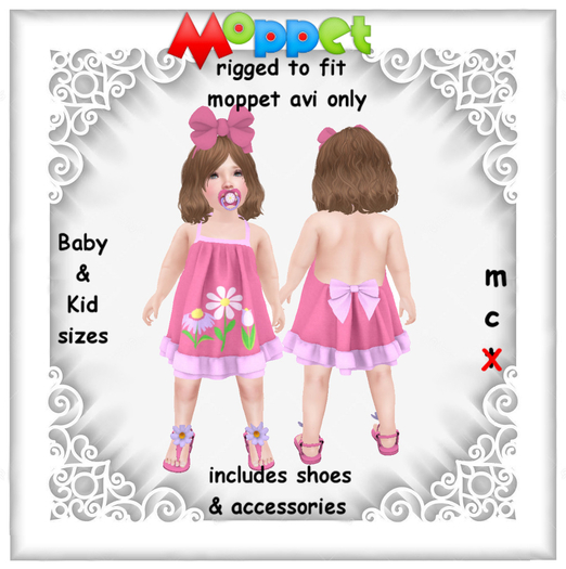 Moppet Pretty in Pink Set