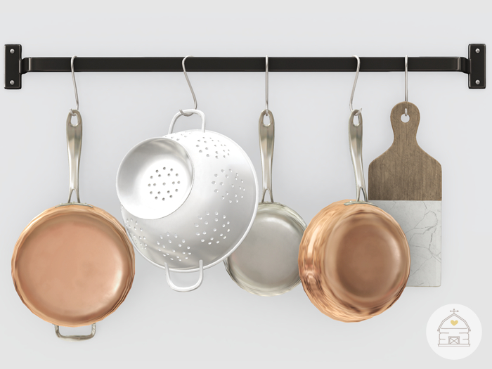 hive // wall pot rack