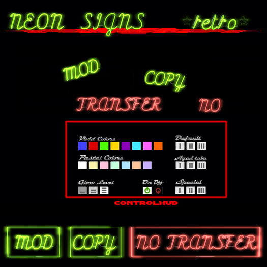 Design your Neon Sign Kit ** Permission Pack **