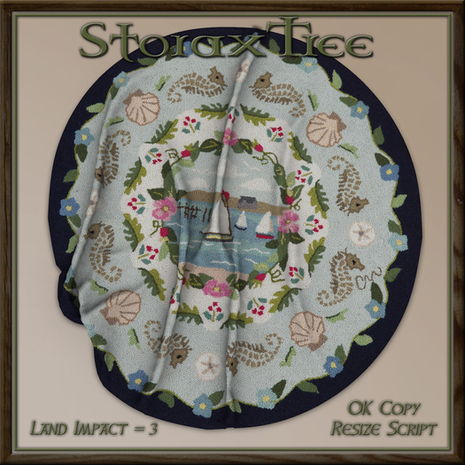 Area Round Rug A109