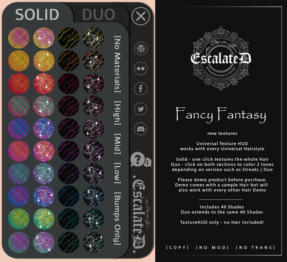 .EscalateD. Fancy Fantasy Universal HUD