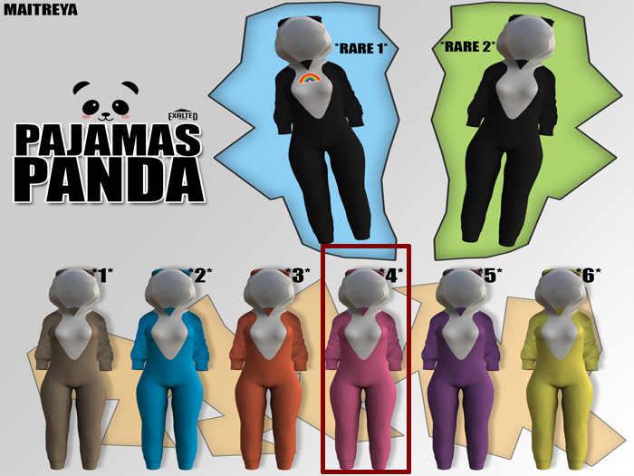 ExalteD - Pajamas Panda {Maitreya} *4*