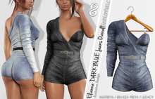 FashionNatic - Elianna Overall Dark Blue Jeans - Denim - Maitreya Lara, Belleza Freya, Legacy