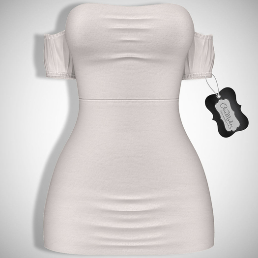 ChicModa // Mirabelle Dress // WHITE