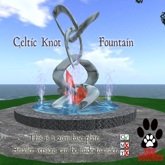 IBK Celtic-inspired water feature