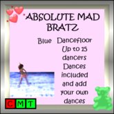  Blue Dancefloor with dances, up to 15 dancers