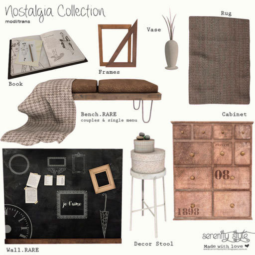 Serenity Style- Nostalgia Collection Full Set inc 2 RARES