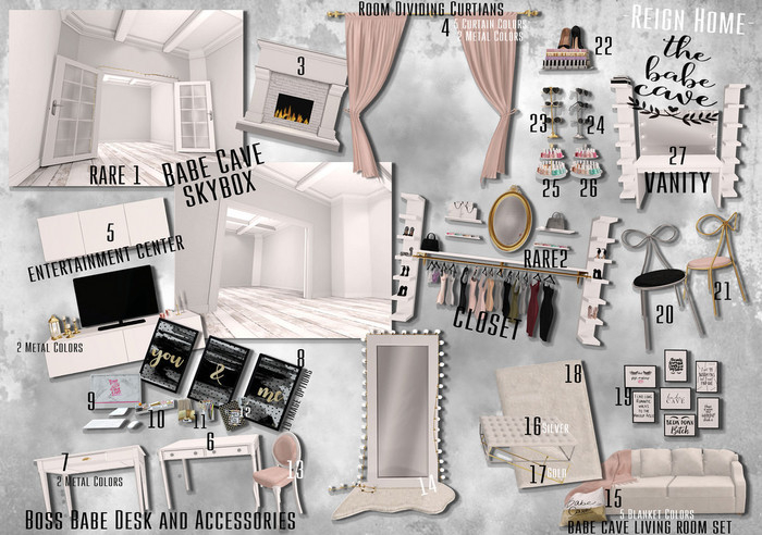REIGN.- BABE CAVE CLOSET- # 2 RARE