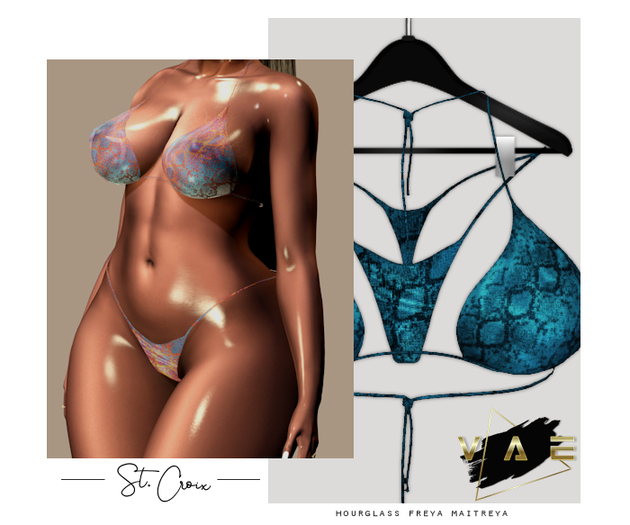 Vague. St Croix Bikini Teal