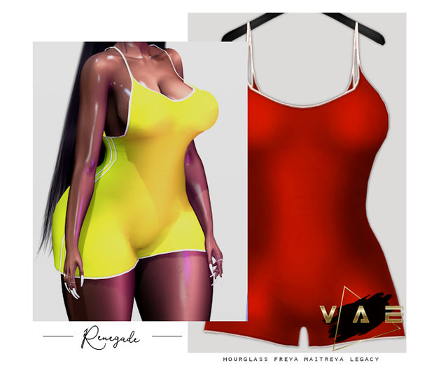 Vague. Renegade Romper - Red -
