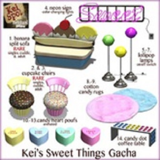 Kei's Sweet Things Gacha Complete Set of Commons