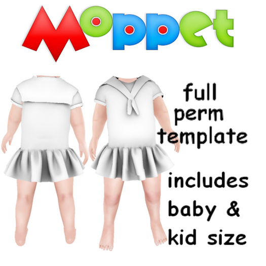 Moppet FULL PERM Sailor Girl Template