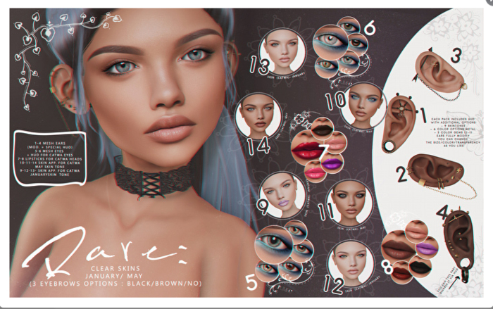 --- [PUMEC]   - January - CATWA SKIN App. RARE