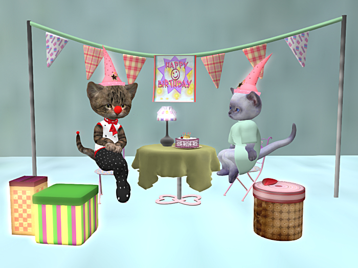 Dinkies Birthday party furnitures & outfit