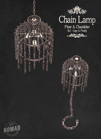 NOMAD // CHAIN LAMP // RUST