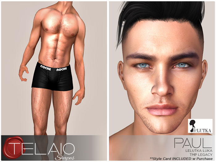 : TELAIO : Paul Shape (Lelutka Luka)