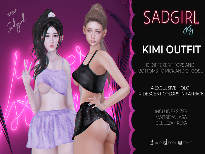 #SADGIRL- Kimi Top {Fatpack}