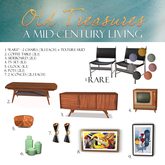 OLD TREASURES - 1. MID-CENTURY Chair (rezz) RARE