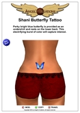Angel's Creations: Shani - Blue Butterfly Tattoo Lower Back