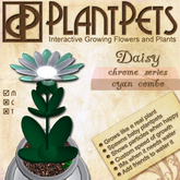 PlantPet Seed [Daisy *Chrome Cyan Combo*](RARE VINTAGE)