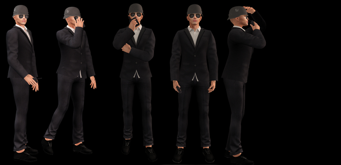*Seek* Comunication Pose Walkie talk + helmet