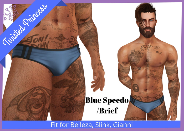 TP- Blue Speedo / Brief 
