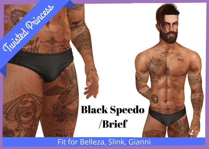 TP- Black Speedo Brief