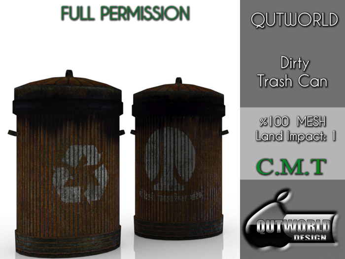 .::QUTWORLD Dirty Trash Can::.FP 