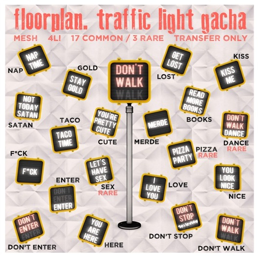 floorplan. traffic light / nap