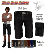 Men’s Dash Shorts - Black Jean