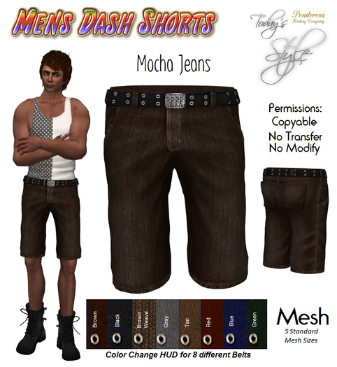 Men’s Dash Shorts - Mocha Jean