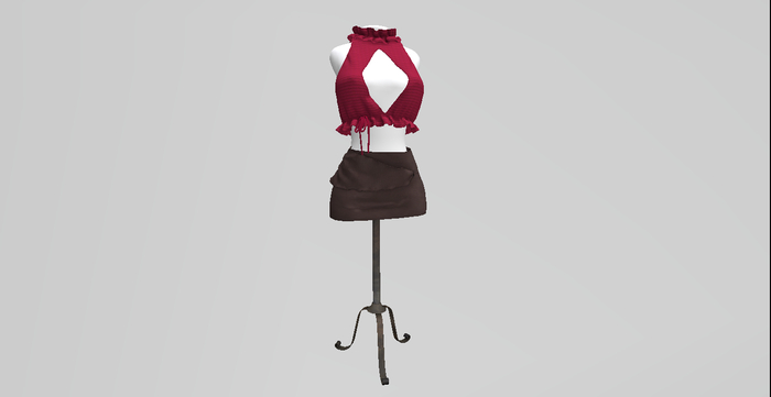 [Nandi Style] - Bag Set Bruna - Brown- Fuchia -