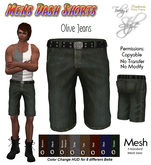 Men’s Dash Shorts - Olive Jean