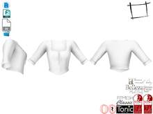 Dae Obj FBX For Women's Chest Bow Tie Rolled Sleeves Sweet Sweater Top Slink, Maitreya, Belleza, Tonic
