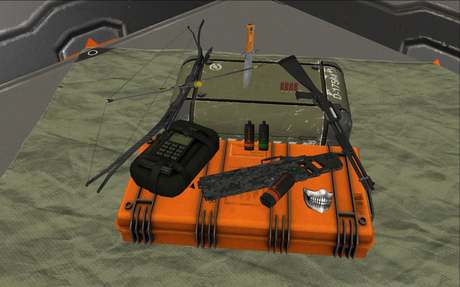 Second Life Marketplace - Apocalypse Gun Props-Orange&Green