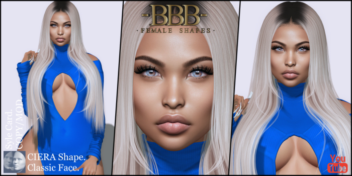 ~BBB~ CIERA Shape - GENUS - Classic Face