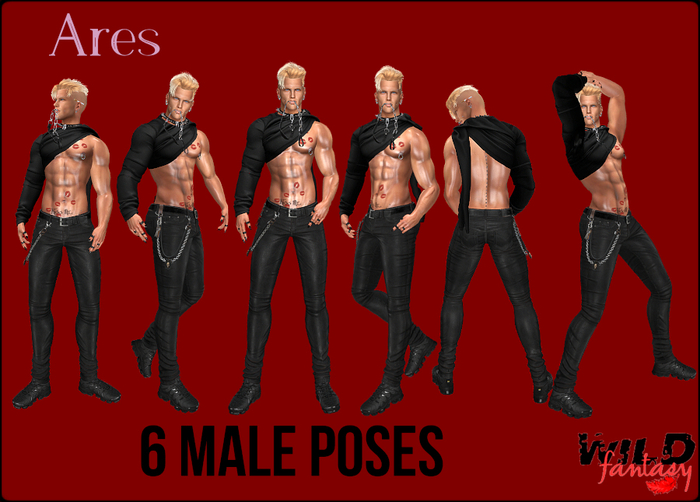 <WF>Ares Male Poses