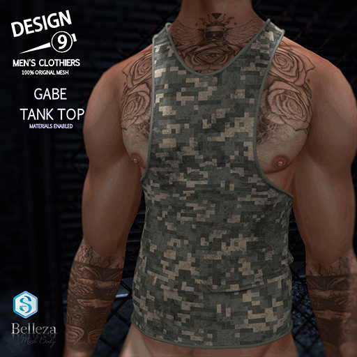 -[d9]- Gabe Tank Top V2 - 001
