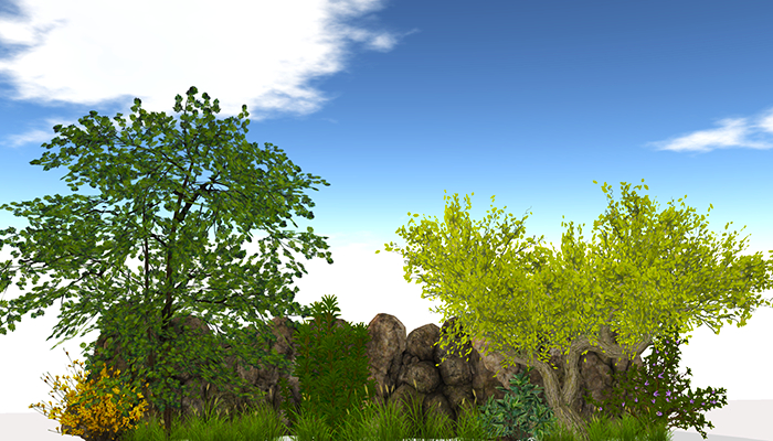 Jad Garden - rock wall basic