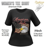 Women's Tee Shirt American Pride (Dark Gray)