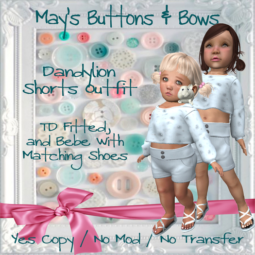 MBB * Dandylion Shorts Outfit (TDFitted&Bebe)