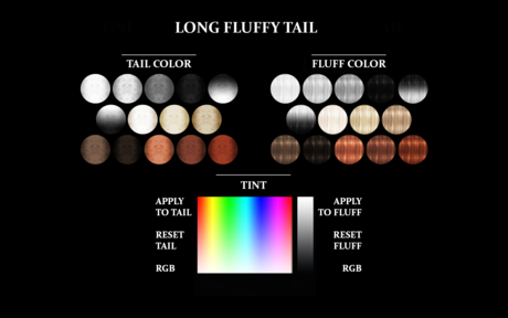 Second Life Marketplace - REIN - TWI Deer Long Fluffy Tail