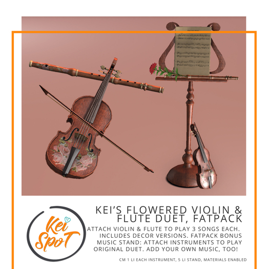 Kei's Flowered Flute & Violin Duet