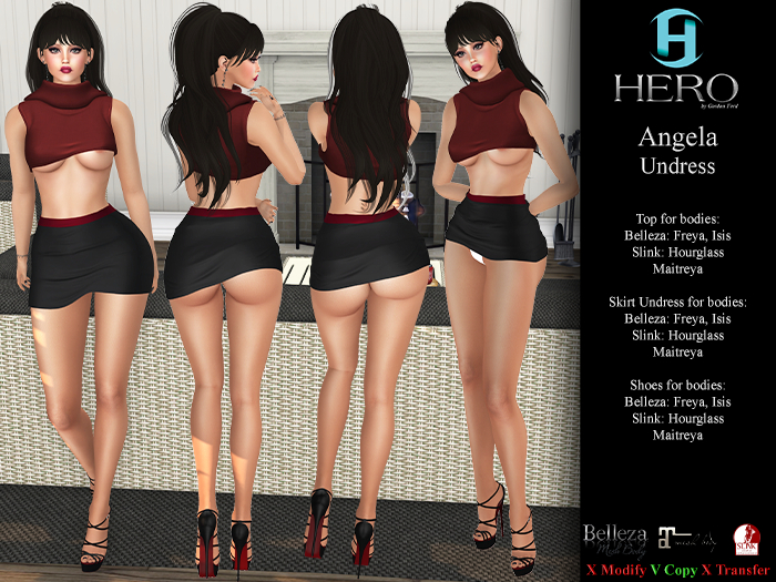 HERO - Angela Outfit - Undress me
