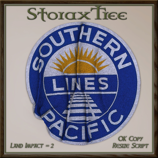 Vintage Trains Round Rug A4
