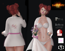 *INT*ROBE AND LINGERIE FLOWER GIRL PINK