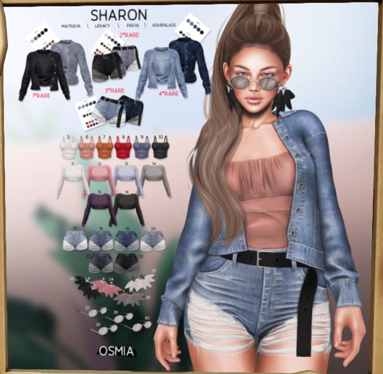 OSMIA - Sharon.Top - M - Peach