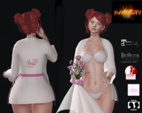 *INT*ROBE AND LINGERIE BRIDE PINK