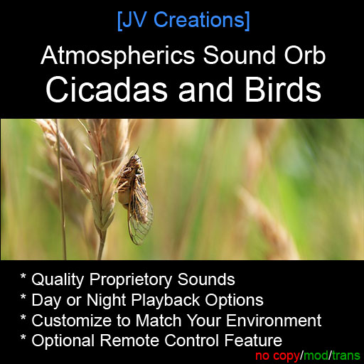[JV] Atmospherics Sound: Cicadas and Birds (BOXED)