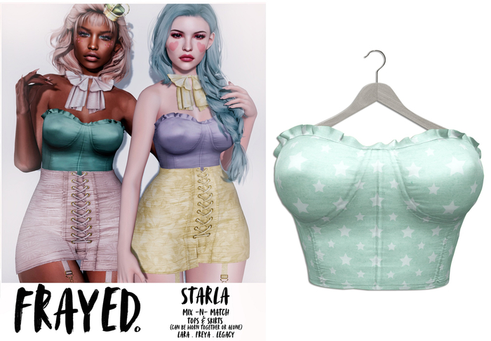 Frayed - Starla Top - Stars